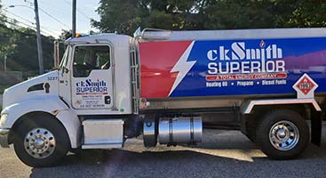 ckSmithSuperior delivering oil to a residential customer